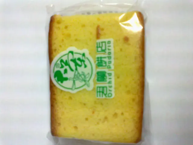 未開封的菠蘿片蛋糕正面