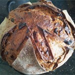 Sourdough rye with red wine berries