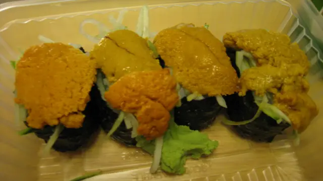$18件.我們最鍾意食的加拿大海膽壽司,好大件,好新鮮,好好味
