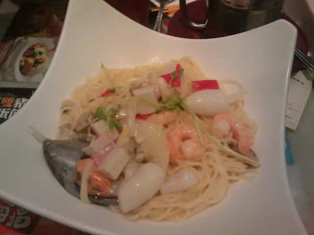 忌廉海鮮天使面