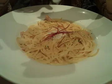 明太子蝦肉意粉