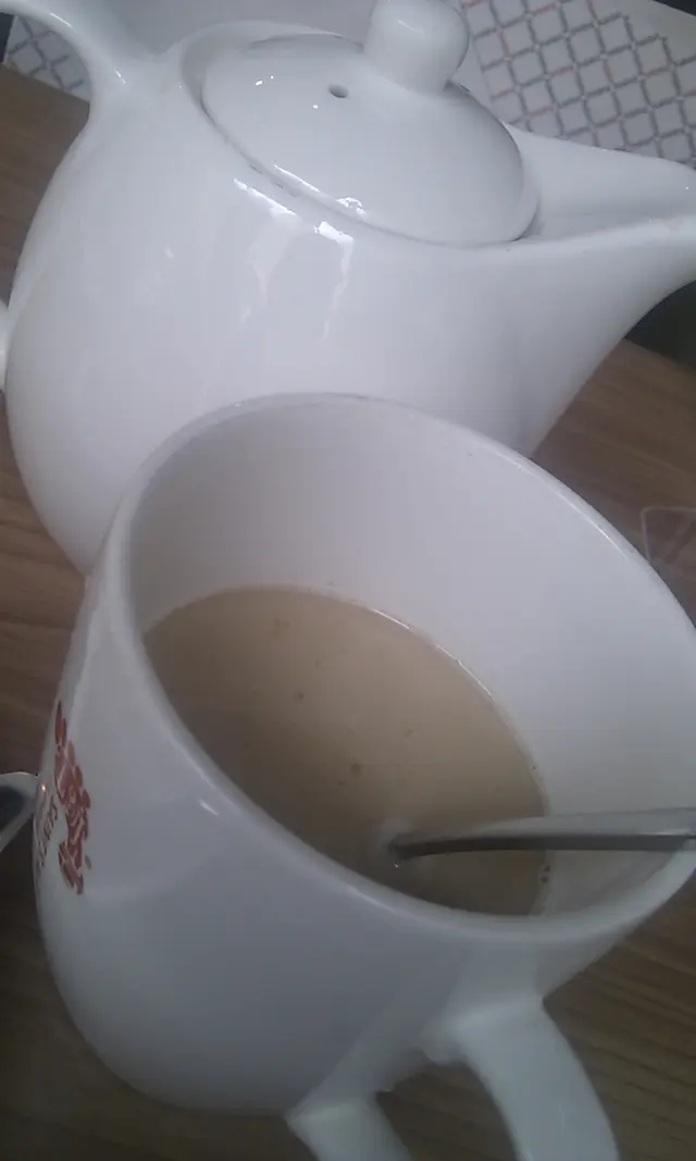 胚芽奶茶走甜（熱／大）