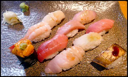福助精選壽司定食10件