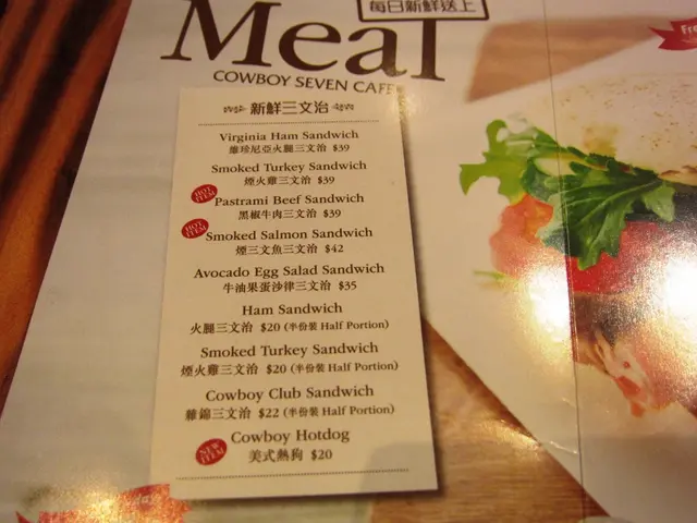 餐單以西式三文治為主