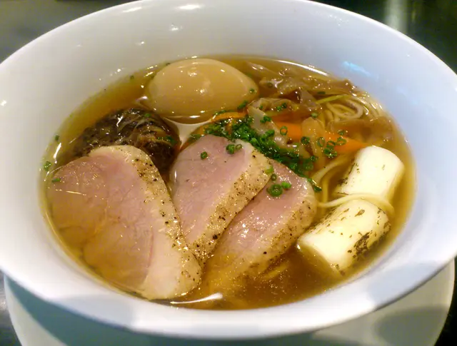 野鴨拉麵($110)+蛋