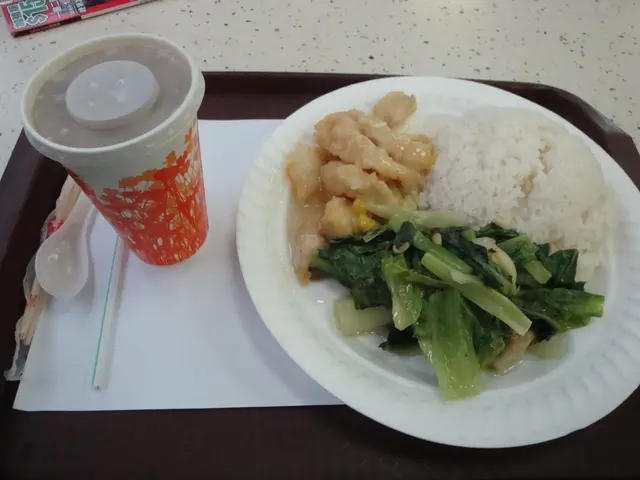 粟米魚塊+時菜+可樂