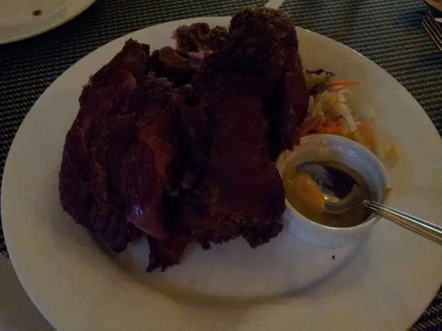 皮好脆, 肉又夠味, 落單時最好提廚師唔好焗太乾.