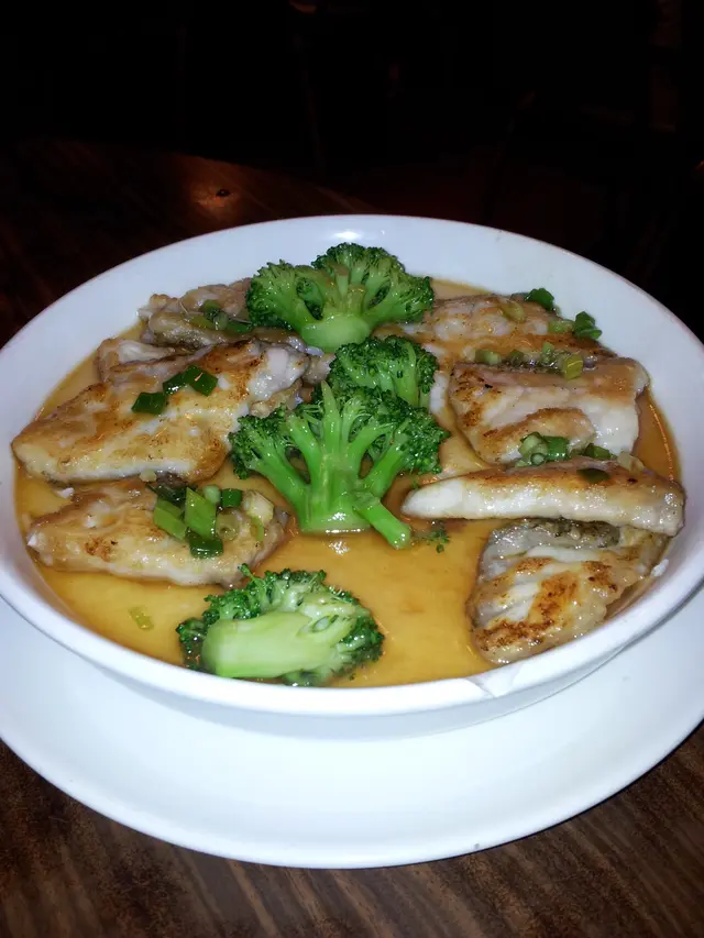 花雕蛋白蒸龍躉球