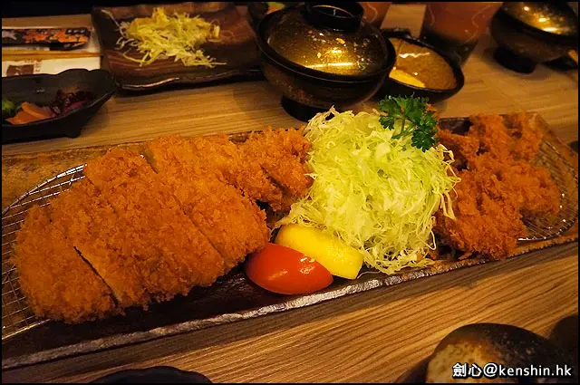 特上豬柳扒定食（供兩位用）