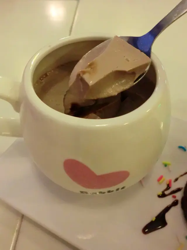 滑滑朱古力奶凍