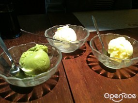 綠茶、柚子、芝士冰淇淋 - 尖沙咀的味一番