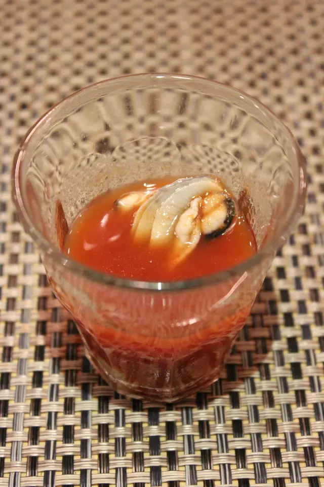 鮮蠔迷你西班牙蕃茄凍湯