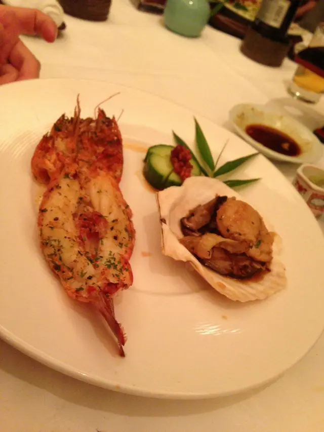 龍蝦仔配大帶子