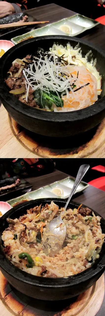 照燒醬 + 泡菜 + 芝士......有點怪