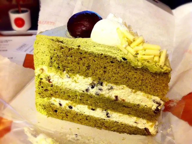 抹茶紅豆栗子蛋糕