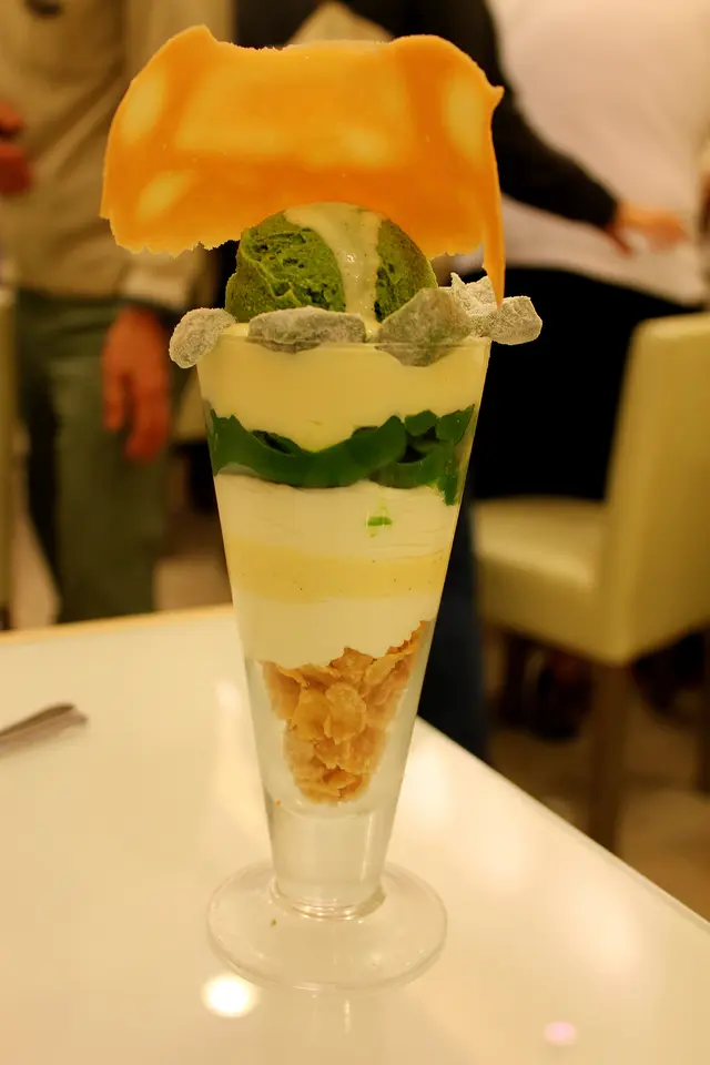 Green tea parfait