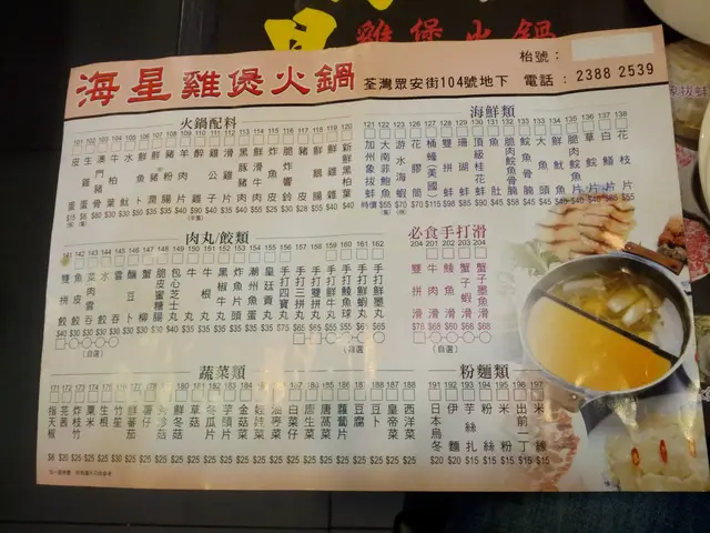 菜單