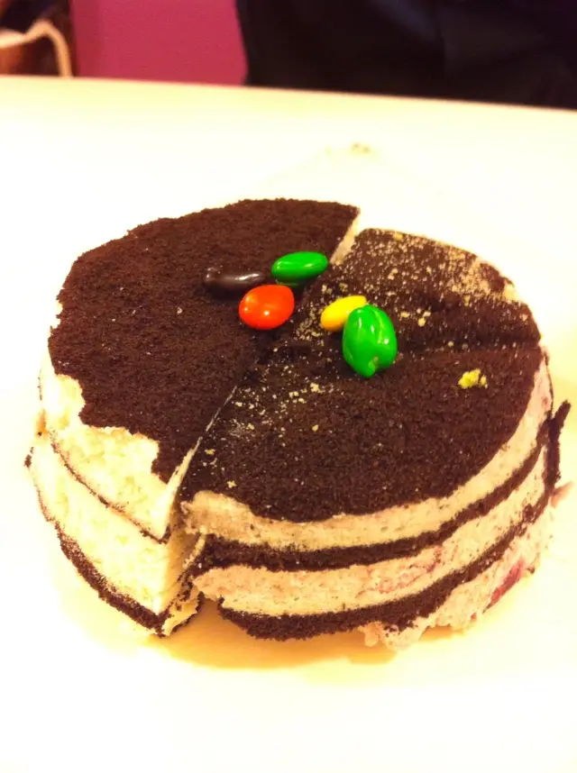 木糠布甸(朱克力配藍莓)