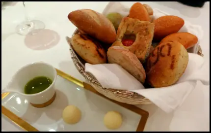 assorted bread basket