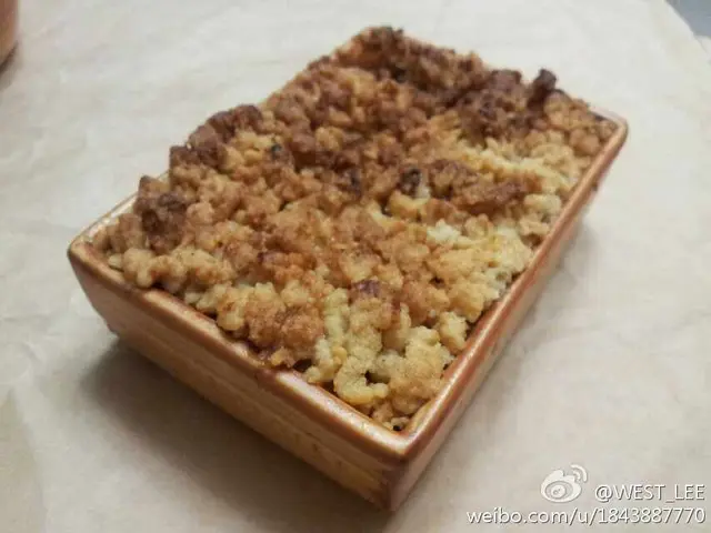 apple crumble