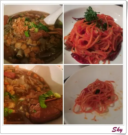 泰式銀魚柳意大利定麵, 泰式卥水鴨湯河粉