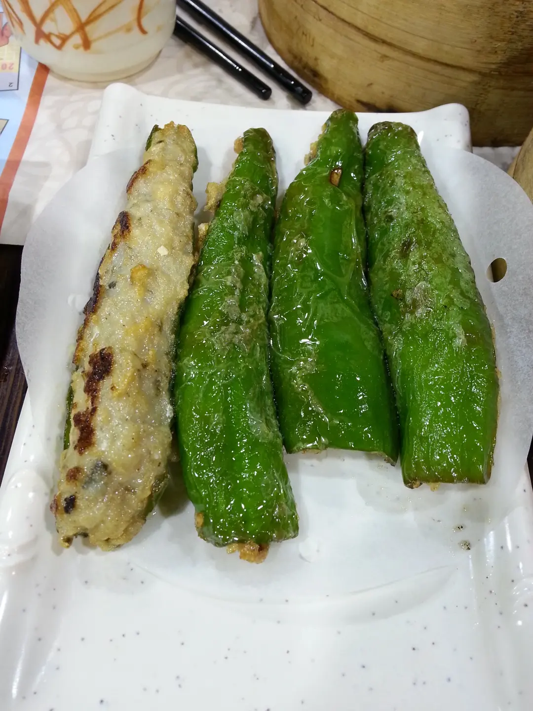 赞好 赞好 赞好 煎酿虎皮尖椒