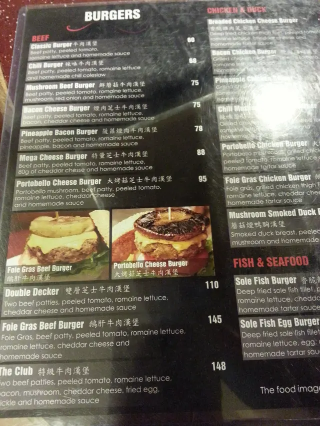 Burger Menu