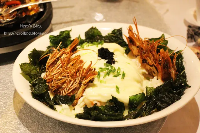 黑魚籽海生蝦炒蛋白