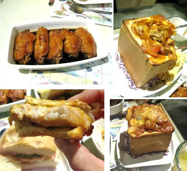 羅麥雞翼 及 磚頭焗豬扒飯