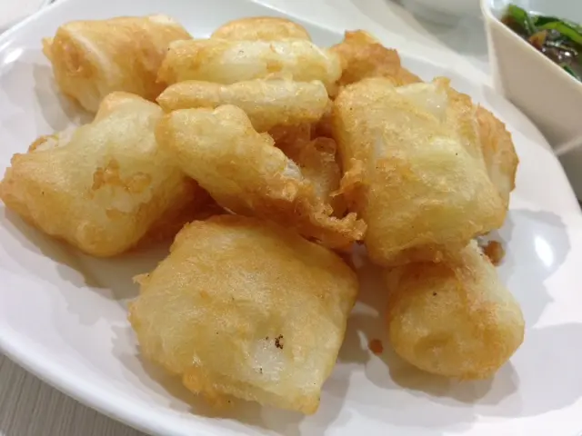 越色菜心牛肉炸粉皮