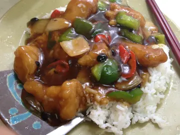 豉椒班腩飯