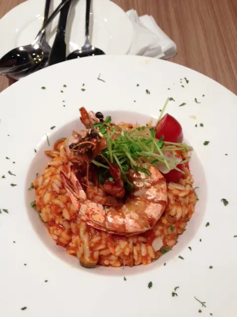 鮮茄大蝦意大利飯
