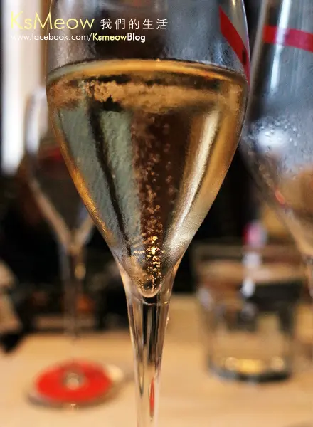 清香味甜的G.H Mumm Cordon Rouge，跟魚的鮮甜亦很匹配！