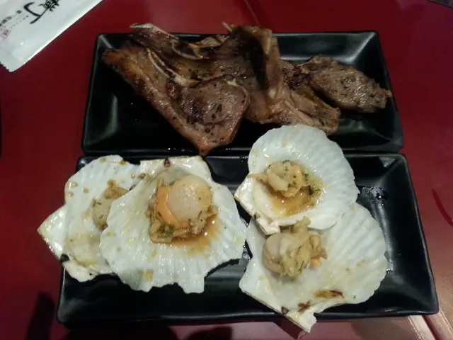 扇貝唔熱，腥！羊架幾好！