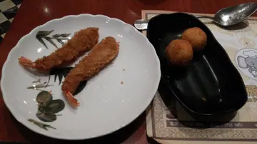 等左成個鐘o既炸物