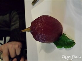 Dessert 紅酒啤梨 - 佐敦的尚館