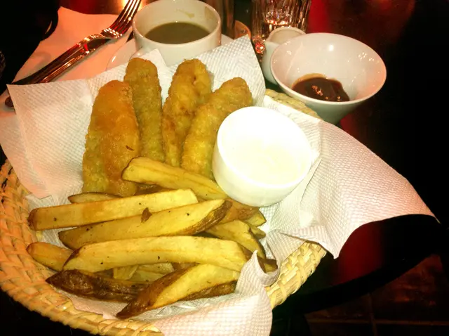 Main Dish: Deep-fried Beer Battered Filet of Haddock with Lemon Aioli