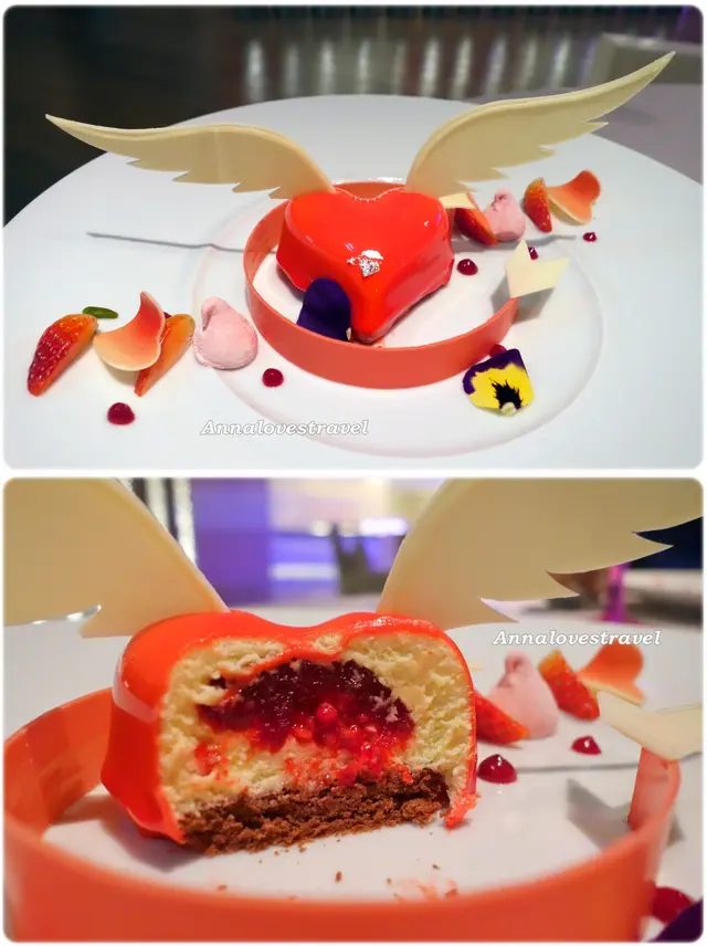 Sweet Valrhona Chocolate Pistachio Tart