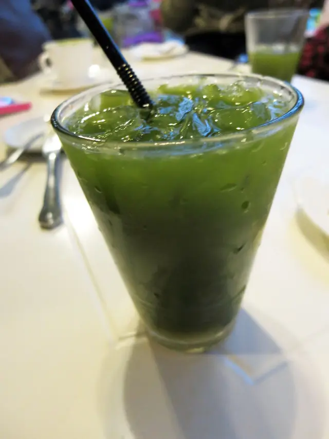 抹茶, 黃糖, lemonade以及青檸的組合