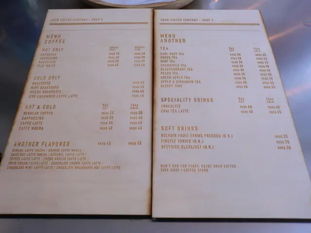 利用熱火烙於木板上壓製而成的 Menu 入型入格!