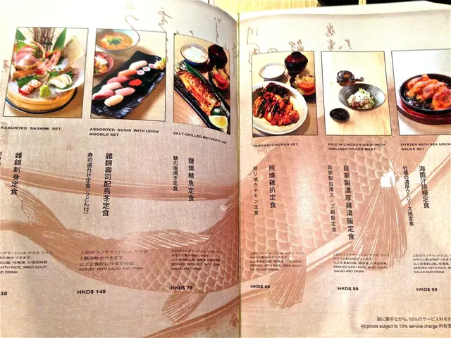 午餐不貴，選擇亦頗多。提供剌身，壽司, 多種燒魚（如喜之次，三文魚頭），串燒，黑豚肉菜式，炒飯/麵和數款沖繩菜式（如炒苦瓜和花生豆腐）。宴及樂宴有較多沖繩的菜式, 這裡不是主打沖繩菜,而是不同的地方菜