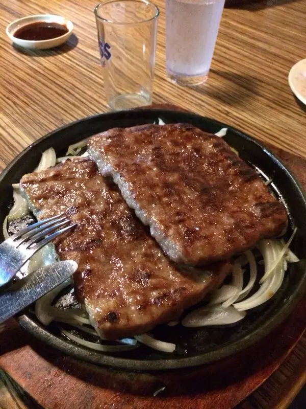 可能我點錯的肉排,日式teriyaki味!