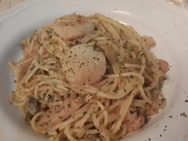 海鮮十足, 足料好味之餘, 連意粉都有濃濃海鮮味。