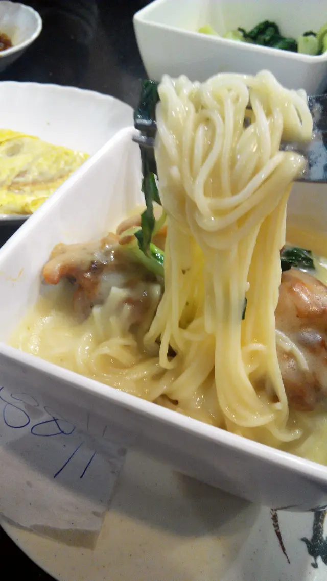 特濃芝士汁雞排天使麵