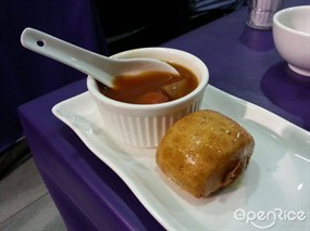 羅宋湯+炸曼頭 - 太子的慈航素食