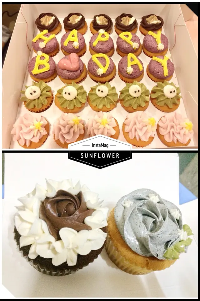 雙重朱古力+芝麻味 CUP CAKE