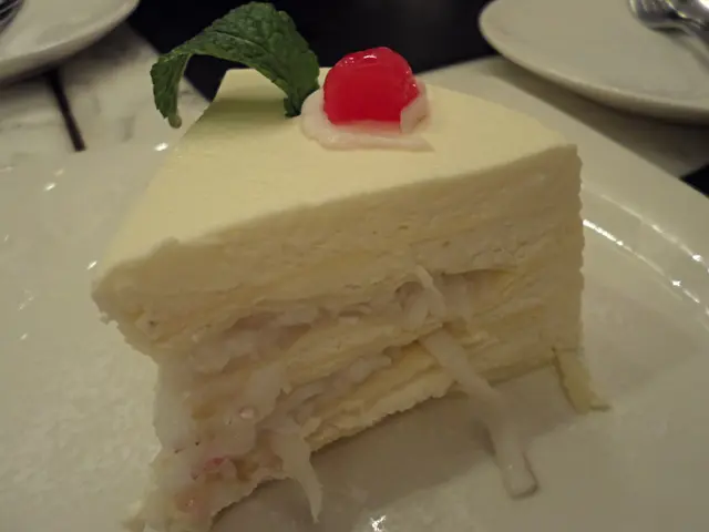 充滿椰肉,而且椰香十足