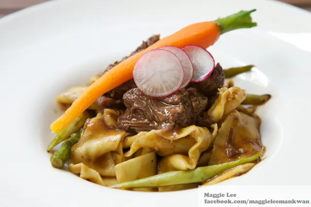 澳洲和牛面肉寬條麵