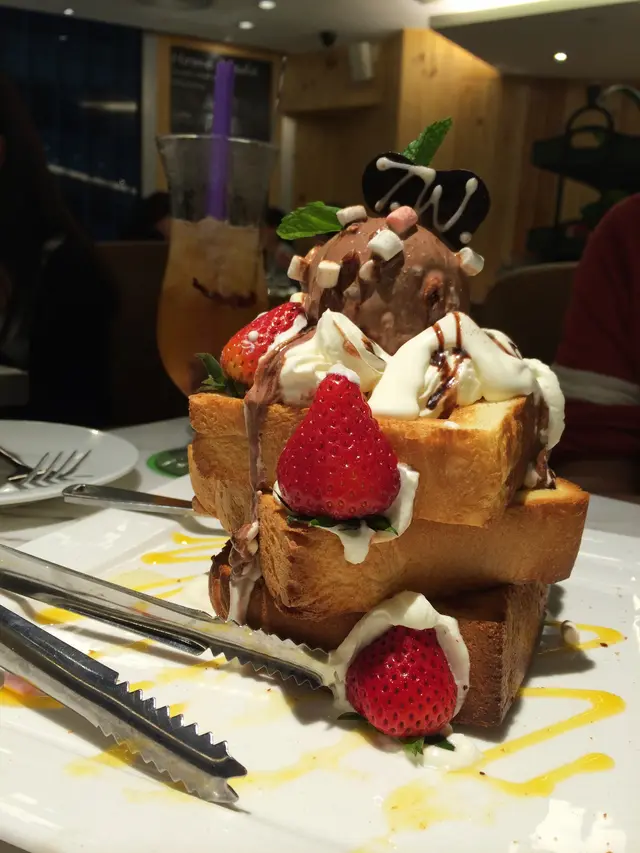 朱古力雪糕蜜糖吐司