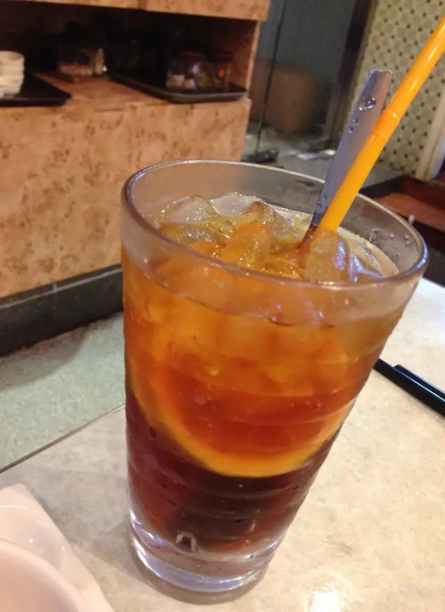 「凍檸茶」不夠甜,茶味不夠,冰多!